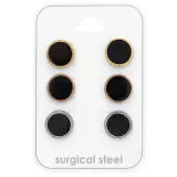 10mm Round - 316L Surgical Grade Stainless Steel Steel Jewelry Sets SD49594