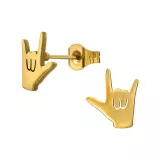 Rock Hand - 316L Surgical Grade Stainless Steel Stainless Steel Ear studs SD48468
