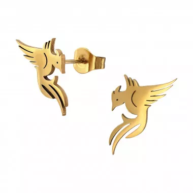 Phoenix Bird - 316L Surgical Grade Stainless Steel Stainless Steel Ear studs SD48871