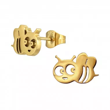 Bee - 316L Surgical Grade Stainless Steel Stainless Steel Ear studs SD49368
