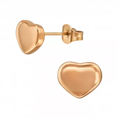 Heart - 316L Surgical Grade Stainless Steel Stainless Steel Ear studs SD49422