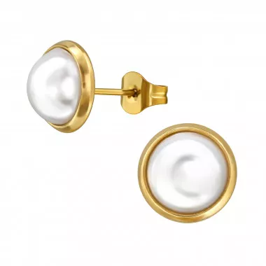 Round - 316L Surgical Grade Stainless Steel Stainless Steel Ear studs SD49450