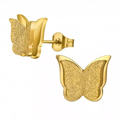 Butterfly - 316L Surgical Grade Stainless Steel Stainless Steel Ear studs SD49452