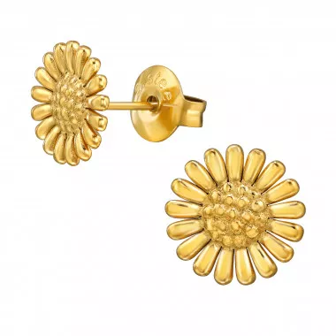 Sunflower - 316L Surgical Grade Stainless Steel Stainless Steel Ear studs SD49466