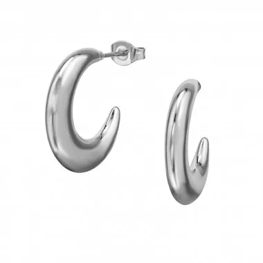 Half Hoop - 316L Surgical Grade Stainless Steel Stainless Steel Ear studs SD49777