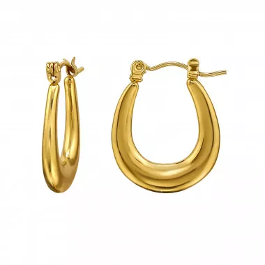 22mm - 316L Surgical Grade Stainless Steel Stainless Steel Earrings SD49776