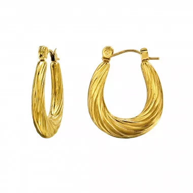 23mm - 316L Surgical Grade Stainless Steel Stainless Steel Earrings SD49784